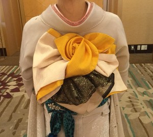 新年互礼会　その②帯結び