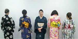 浴衣着付けとレッスン