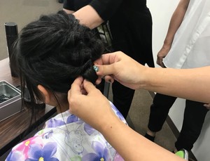 浴衣着付けとレッスン　午前の部