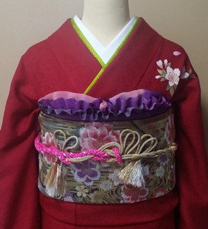 帯揚げChallenge　himeji