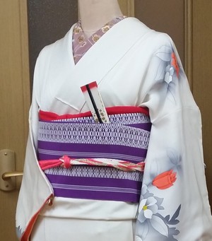 日本舞踊着付けの帯結び練習