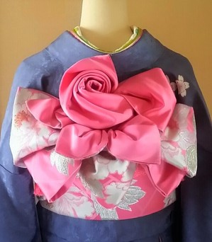 着物でお花見気分