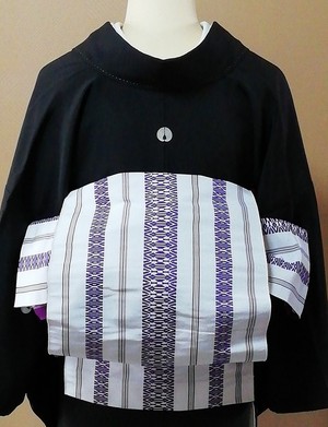 日本舞踊での帯結び練習