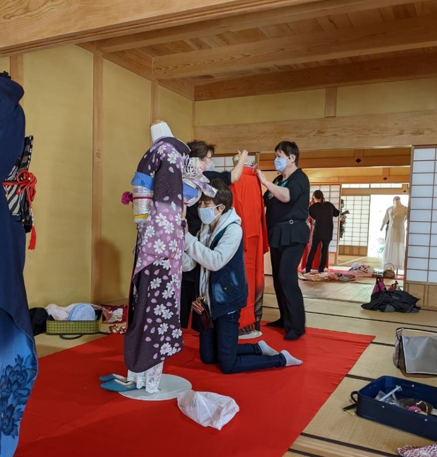 中山道鵜沼宿脇本陣きものアレンジ展！