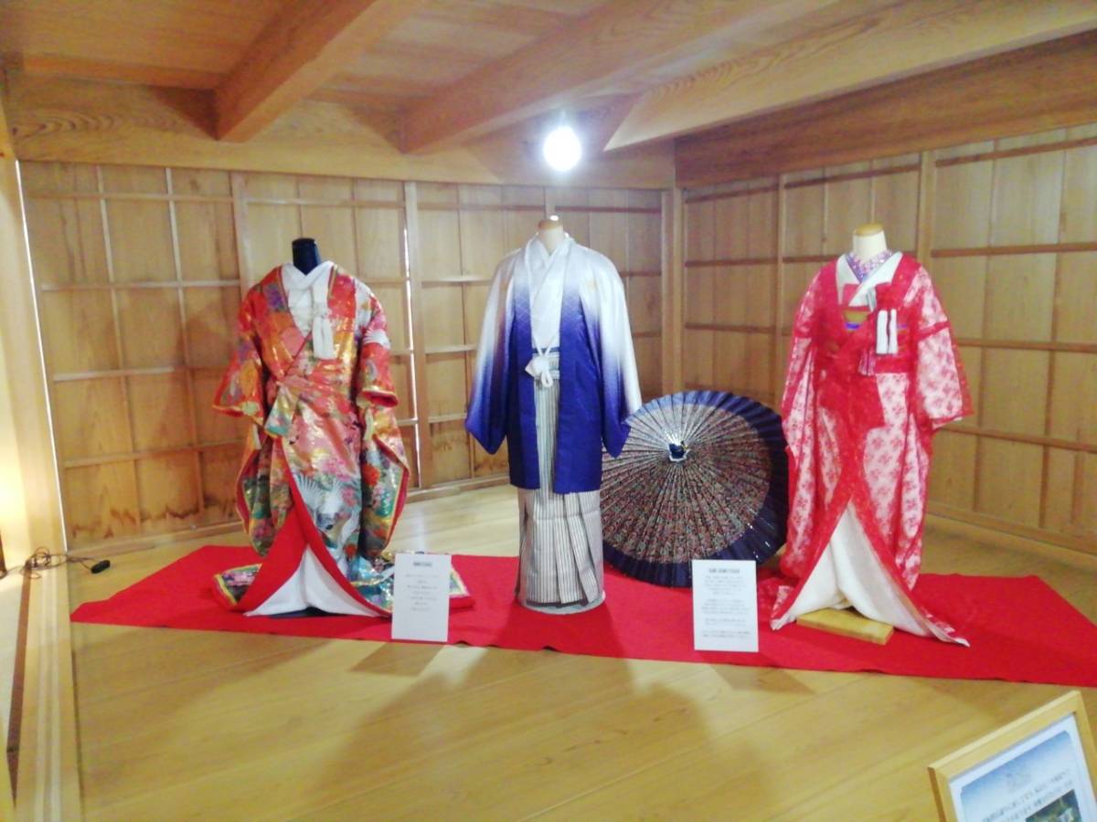 中山道鵜沼宿脇本陣秋のきものアレンジ展②