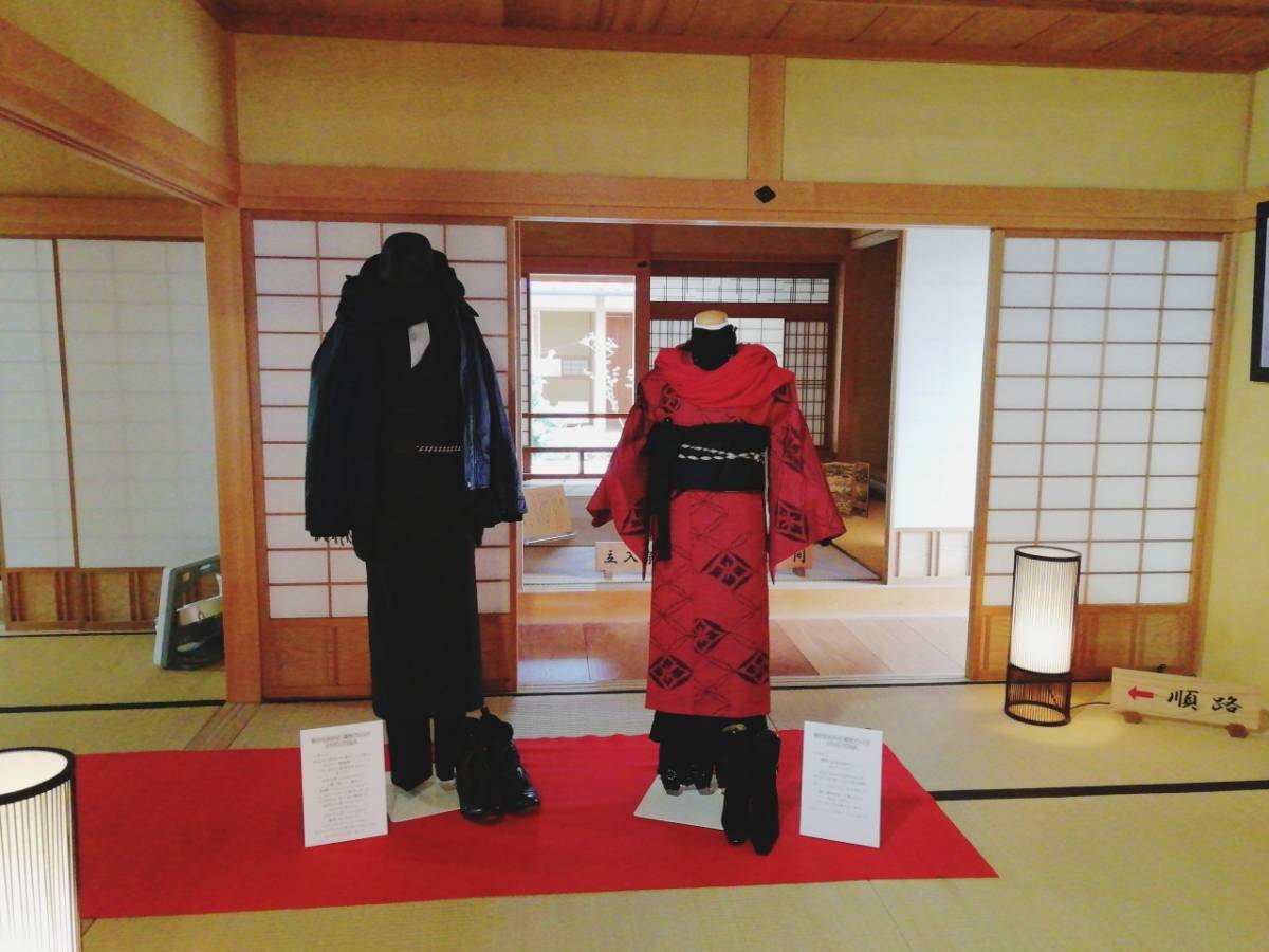 中山道鵜沼宿脇本陣秋のきものアレンジ展②